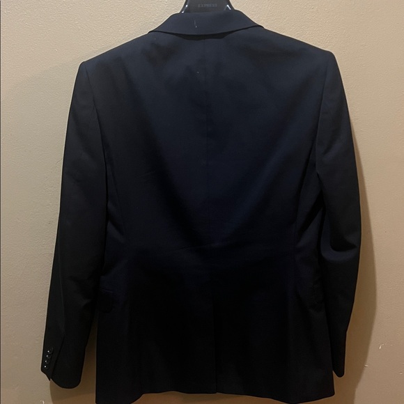 Men’s Express Black and White Checkered Blazer - Picture 2 of 3